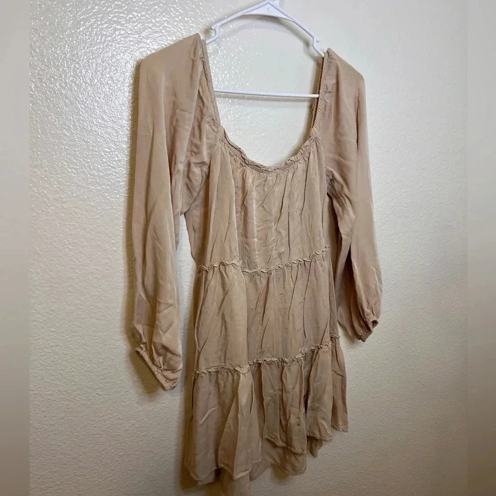 LELIS Long Sleeve Mini Dress